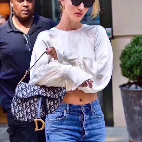 Dior Saddle Bag Large Blue - Picture 11 of 11